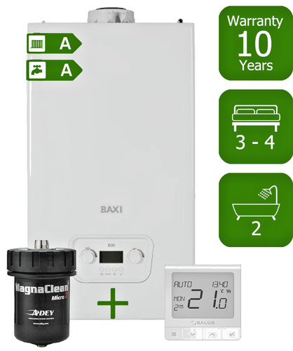 New baxi combi boiler - combi, boiler—supply
